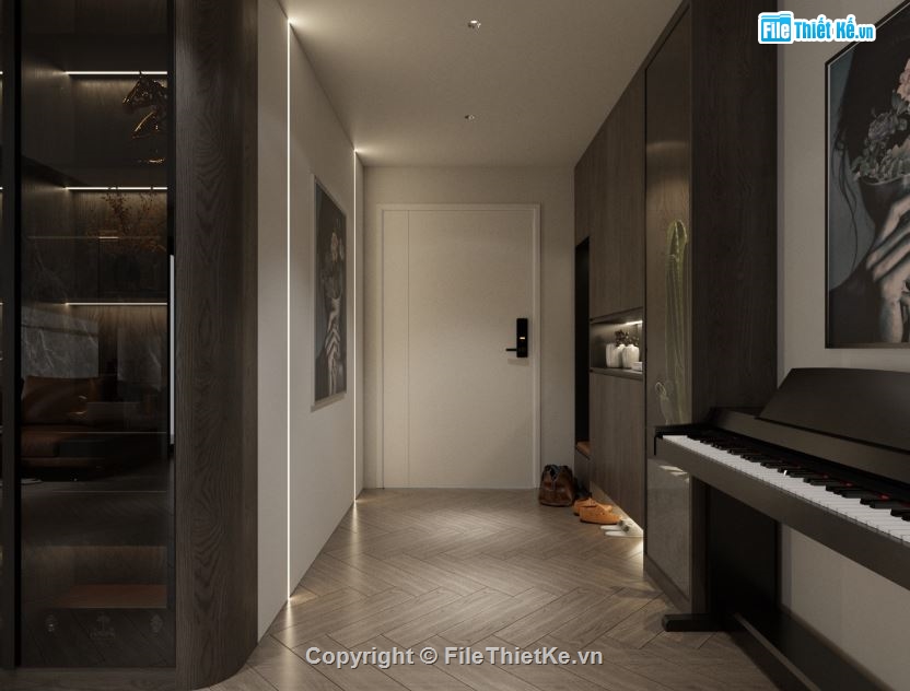 Model su phòng khách bếp,file sketchup phòng khách bếp,phòng khách bếp model su,file su phòng khách bếp