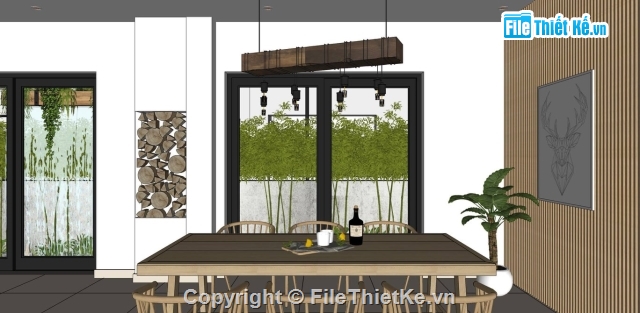 sketchup nội thất,sketchup nội thất căn hộ,nội thất căn hộ,3dmax nội thất căn hộ