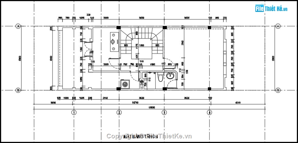 file cad mẫu nhà 4 tầng 5x18m,nhà phố 5x18m,nhà 4 tầng tân cổ điển,thiết kế nhà phố tân cổ điển,File cad nhà phố tân cổ điển