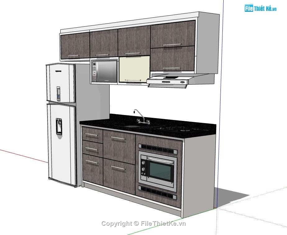 nội thất phòng bếp,Model nội thất,Model nội thất bếp,Model phòng bếp