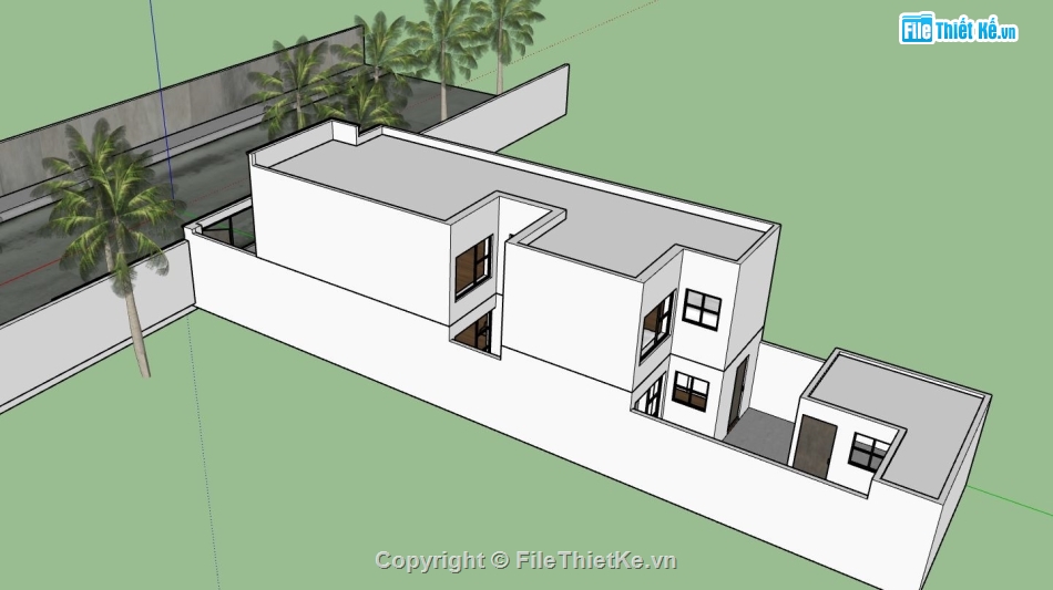 thiết kế nhà 2 tầng,model su nhà phố 2 tầng,phối cảnh nhà 2 tầng,mẫu 3d nhà phố 2 tầng