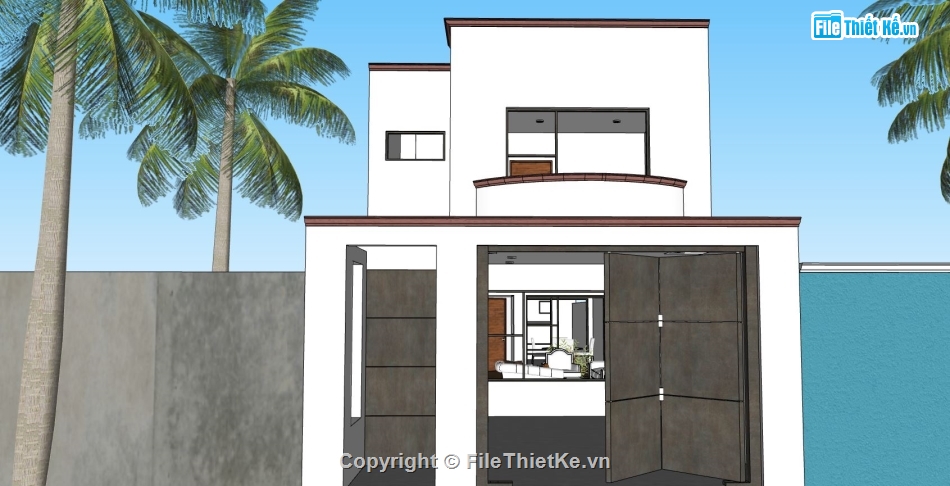 thiết kế nhà 2 tầng,model su nhà phố 2 tầng,phối cảnh nhà 2 tầng,mẫu 3d nhà phố 2 tầng