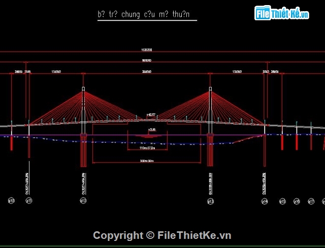 Thiết kế,bản vẽ cầu,bản vẽ cầu đường,cầu Mỹ thuận