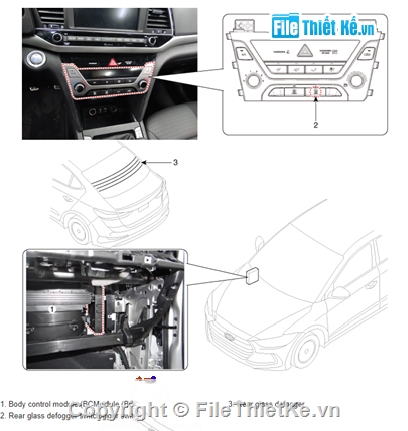 hệ thống điện,hyundai kona 2019,hệ thống điện thân xe hyundai kona 2019
