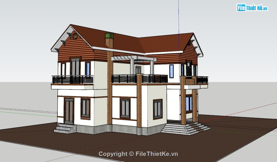 su nhà 2 tầng,model su nhà 2 tầng,nhà 2 tầng đẹp