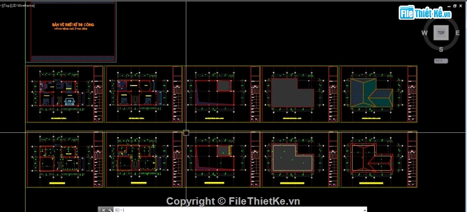 công trình nhà dân,Nhà 2 tầng 8x12m,Bản vẽ biệt thự 2 tầng,mẫu biệt thự 2 tầng,biệt thự 2 tầng 8.175x14.4m,Bản vẽ nhà phố