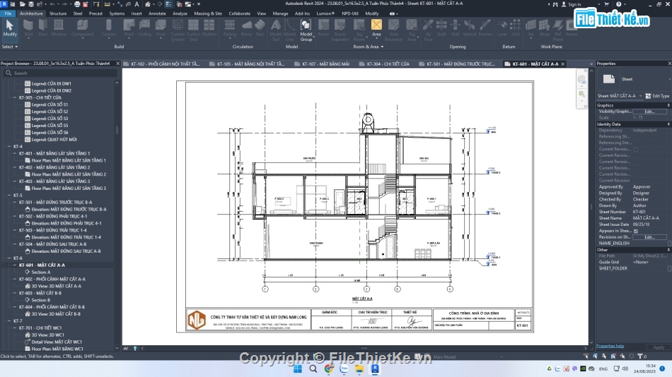 nhà 2 tầng + 1 tum,nhà phố 2 tầng,nhà phố 2 tầng revit