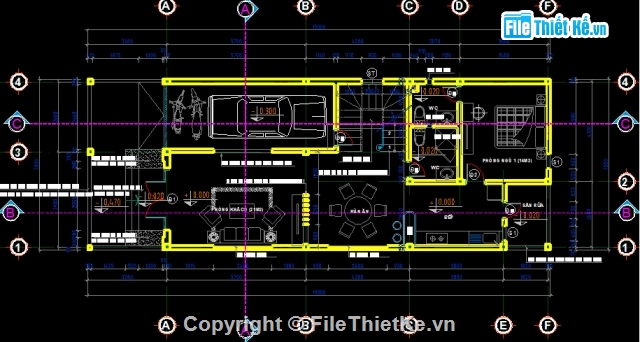 Nhà 2 tầng rưỡi,Nhà phố kích thước 7x17m,Nhà phố 2 tầng