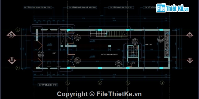 Nhà dân 3 tầng 1 tum,Nhà phố 3 tầng 1 tum,Bản vẽ nhà phố,Nhà phố 6x20.62m