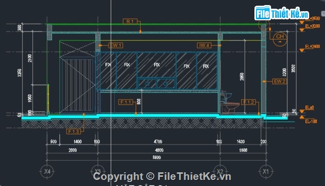 nhà bảo vệ,bản vẽ nhà bảo vệ,nhà bảo vệ công ty,nhà bảo vệ tường rào