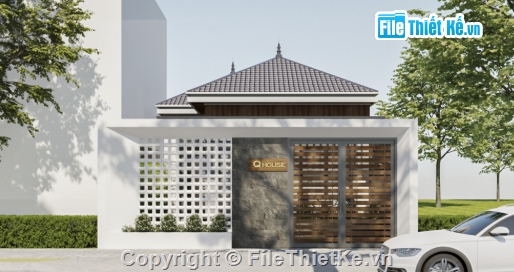 nhà 1 tầng file cad,file cad biệt thự 1 tầng,biệt thự 1 tầng cad,cad biệt thự 1 tầng