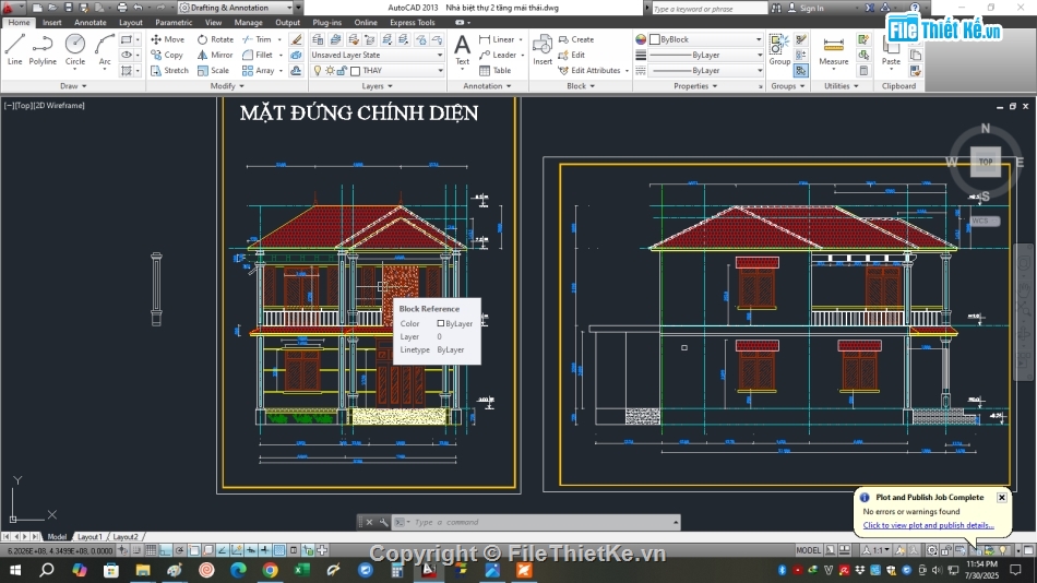 biệt thự,2 tầng,mái nhật