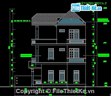 biệt thự 3 tầng,nhà 3 tầng,biệt thự 3 tầng mái thái,nhà biệt thự,nhà đẹp