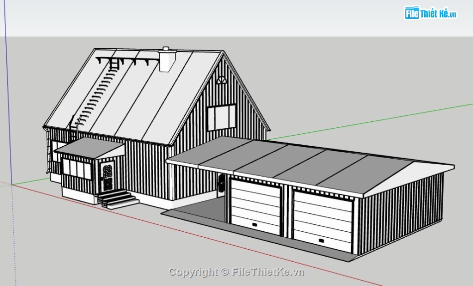 file su nhà cấp 4,sketchup nhà cấp 4,nhà cấp 4 model su,file sketchup nhà cấp 4,nhà cấp 4