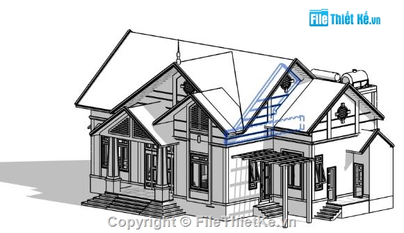 nhà cấp 4,file revit nhà cấp 4,revit nhà cấp 4