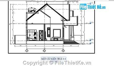 nhà cấp 4,file revit nhà cấp 4,revit nhà cấp 4