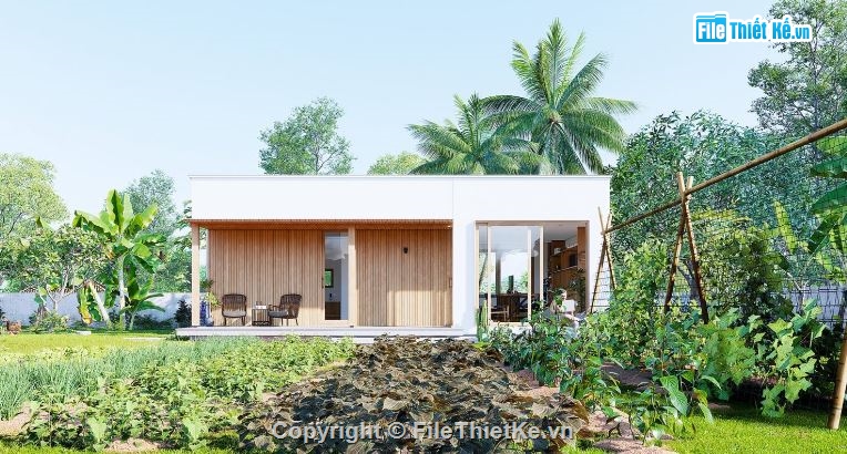 Model su nhà cấp 4,File sketchup nhà cấp 4,Nhà cấp 4 file su,Nhà cấp 4 model su