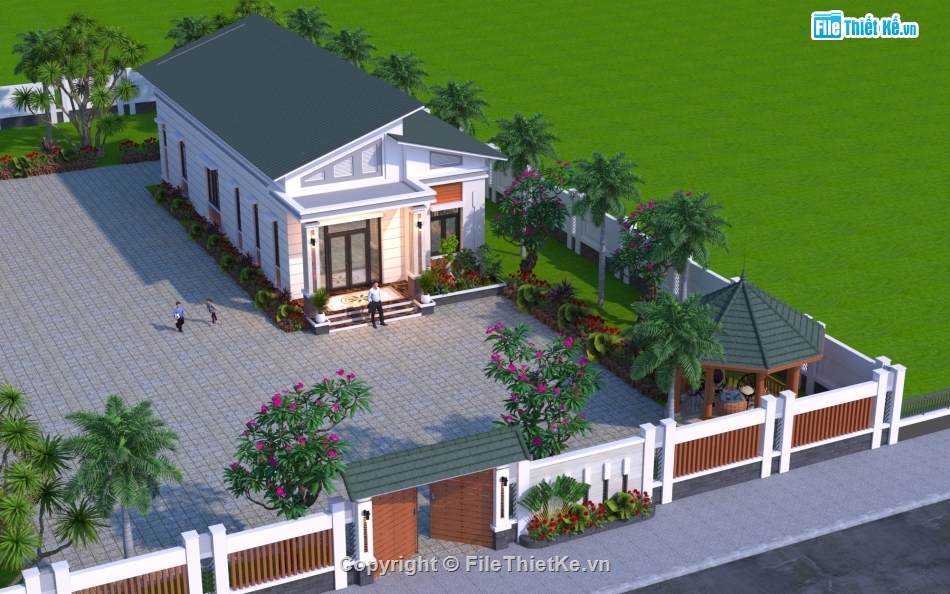 Nhà cấp 4 mái lệch ở Long An với chi phí 400 triệuPNT4253 Phố Nam Thành #47 Nhà cấp 4 mái lệch ở Long An với chi phí 400 triệuPNT4253 Phố Nam Thành