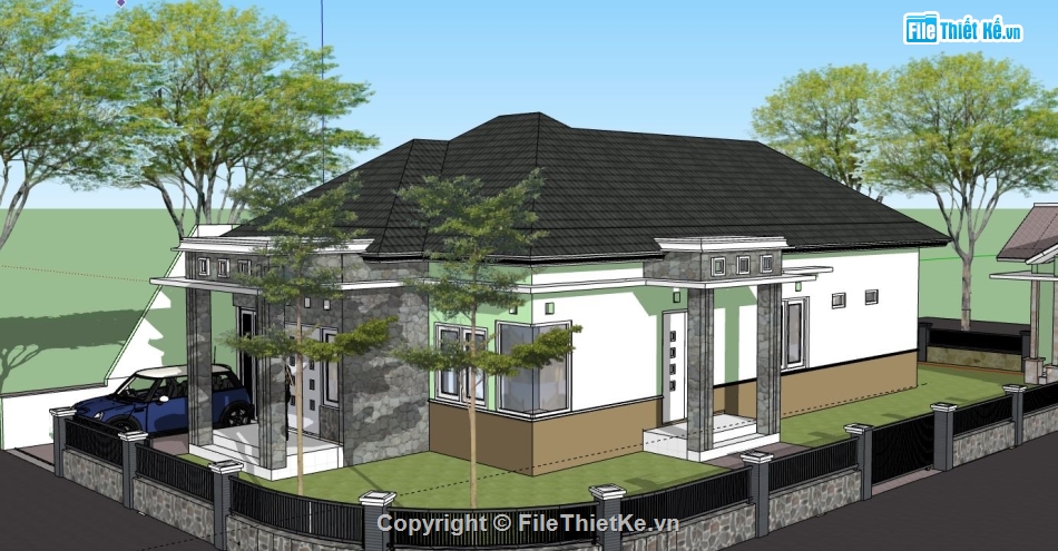 model su nhà cấp 4,file sketchup nhà cấp 4,nhà cấp 4 model su,nhà cấp 4 file sketchup,nhà cấp 4 file su