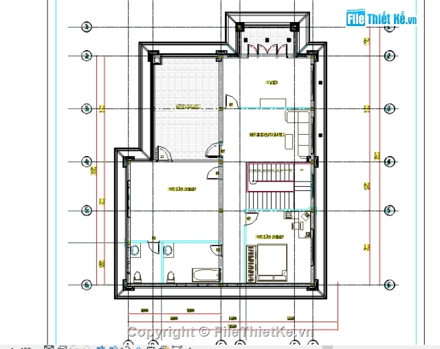 Nhà 2 tầng,Nhà dân 2 tầng,revit nhà dân,biệt thự 2 tầng,thết kế nhà dân 2 tầng revit,revit nhà 2 tầng 11.15x15.6m