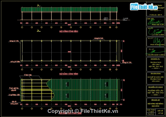 nhà để xe,vì kèo nhà xe,nhà để xe khung thép,File cad  Nhà để xe