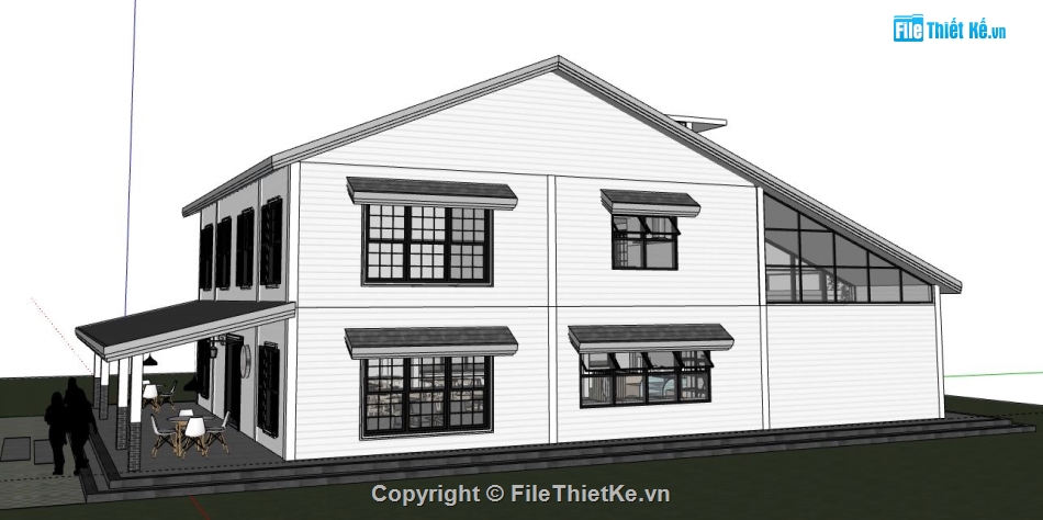 file sketchup nhà hàng ăn,sketchup nhà hàng ăn uống,nhà hàng ăn model su,nhà hàng ăn uống