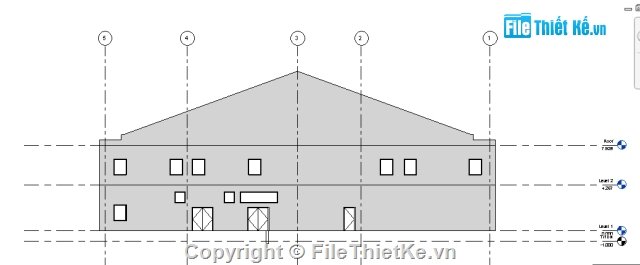 file revit,revit artchitecture 2017,bản vẽ thiết kế,filethietke,File nhà làm việc 2 tầng