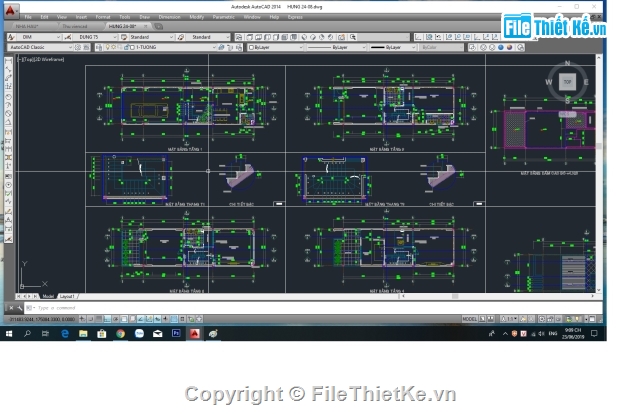 Nhà 4 tầng lệch tầng,Nhà lệch 4 tầng 5x17.7m,Nhà phố 4 tầng,bản vẽ nhà phố 4 tầng