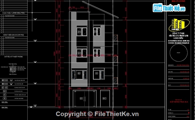 hồ sơ nhà lô phố,nhà góc,hồ sơ nhà phố,Nhà lô góc 7x14m,4 tầng  7x14m,Nhà lô phố 4 tầng