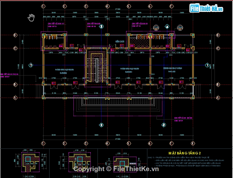 File cad lớp học 2 tầng 6 phòng,Bản vẽ lớp học 2 tầng 6 phòng,lớp học 2 tầng 6 phòng,Nhà lớp học 2 tầng 6 phòng