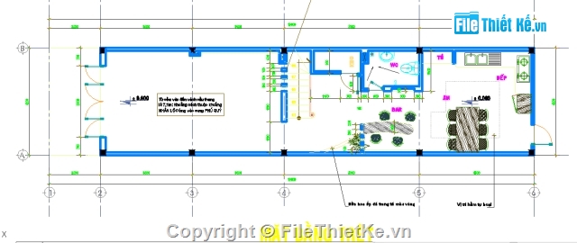 Nhà phố,Nhà 2 tầng,Nhà phố 2 tầng,4.2x19m,bản vẽ nhà phố mặt tiền 4.2m,bản vẽ kỹ thuật