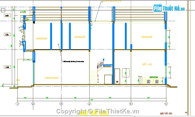 Nhà phố,Nhà 2 tầng,Nhà phố 2 tầng,4.2x19m,bản vẽ nhà phố mặt tiền 4.2m,bản vẽ kỹ thuật