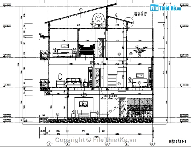 Nhà phố 3 tầng,Nhà phố 3 tầng 4.98x13m,Nhà ở 3 tầng,Bản vẽ nhà 3 tầng mái ngói