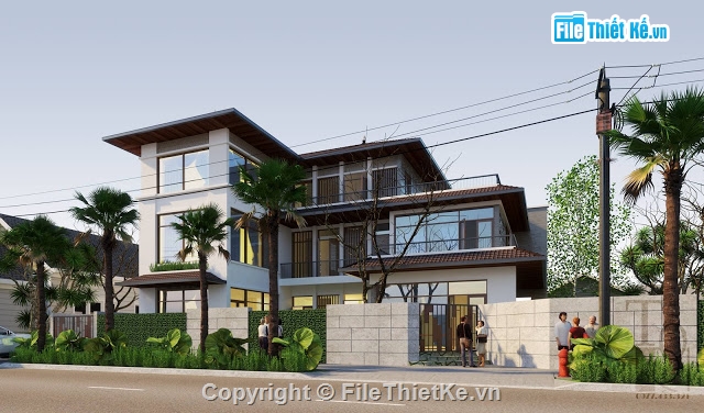 Nhà ở gia đình,Sketchup,nhà gia đình,Sketchup nội thất gia đình