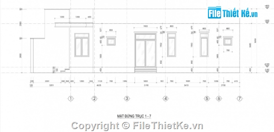Nhà phố,nhà phố 1 tầng,cad nhà phố 1 tầng,file cad nhà phố 1 tầng,autocad nhà phố 1 tầng