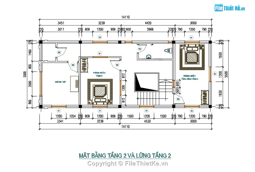 nhà phố 2 tầng 1 tum,cad nhà phố 2 tầng 1 tum,nhà phố 2 tầng 1 tum file cad,bản vẽ nhà phố 2 tầng 1 tum