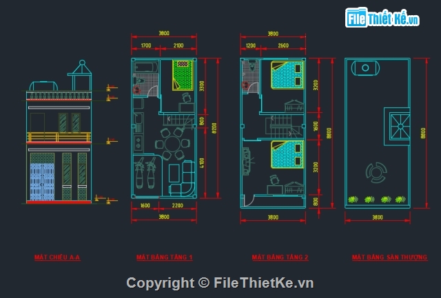 Nhà phố,Nhà 2 tầng,Nhà phố 2 tầng,thiết kế nhà hai tầng