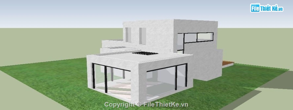 Nhà phố 2 tầng,model su nhà phố 2 tầng,file sketchup nhà phố 2 tầng,sketchup nhà phố 2 tầng,nhà phố 2 tầng file sketchup