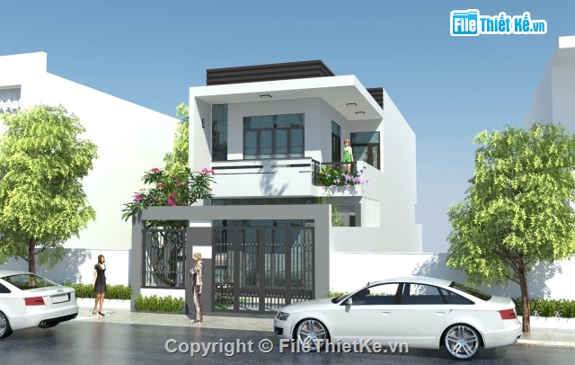 kiến trúc 2  tầng,nhà phố 6x18m,thiết kế nhà phố 2 tầng,nhà phố đẹp 2 tầng,bản vẽ nhà phố 2 tầng