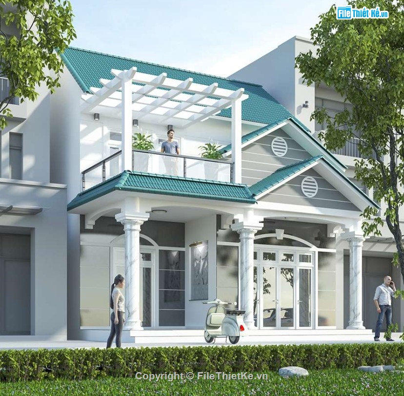 nhà phố  2 tầng,nhà phố 8x10m,nhà phố 2 tâng