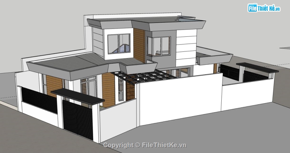 model su nhà phố 2 tầng,file su nhà phố 2 tầng,nhà phố 2 tầng file su,sketchup nhà phố 2 tầng,nhà phố 2 tầng sketchup