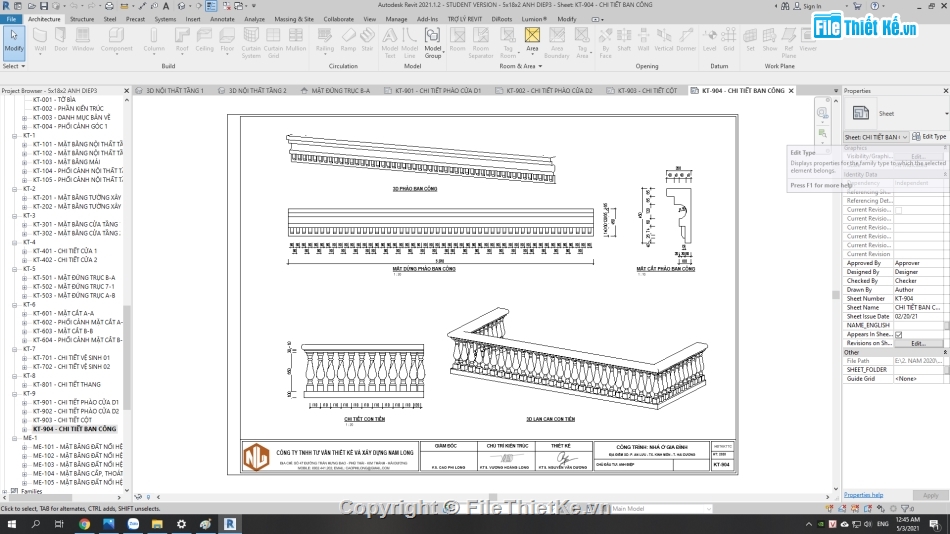 nhà phố 2 tầng 5x18m,Nhà phố 2 tầng hiện đại,file revit nhà phố 2 tầng,mẫu nhà phố 2 tầng đẹp