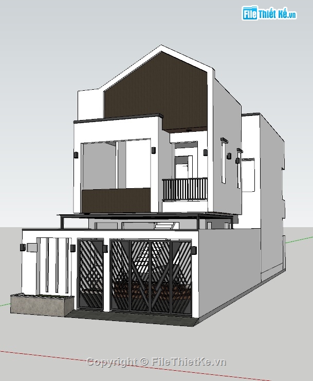 Nha pho 2 tàng hien dai,nha pho 2 tang 6x14m,nha pho 2 tang 4 phong ngu
