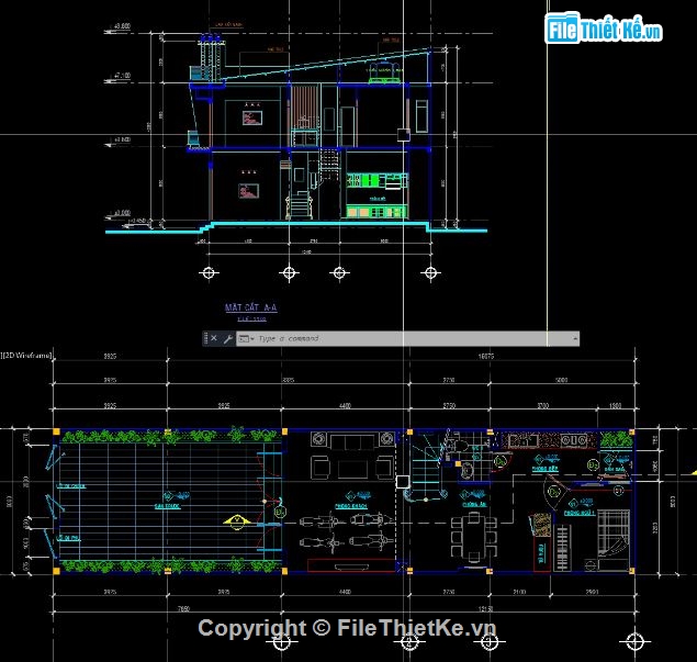 nhà phố 2 tầng,file cad nhà phố 2 tầng,nhà phố 2 tầng file cad,cad nhà phố 2 tầng
