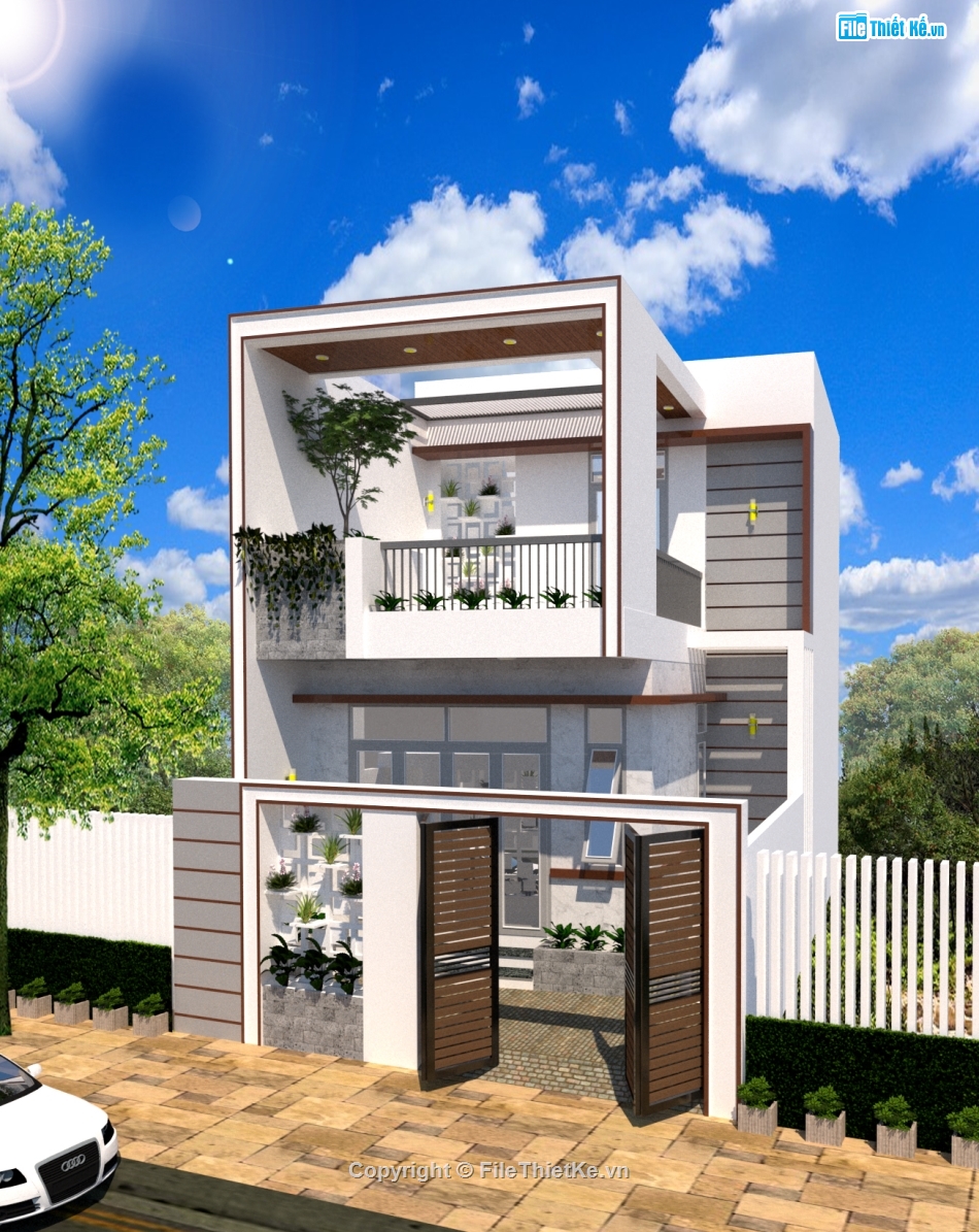 nhà phố 2 tầng,nhà phố 6x10m,đất hình bình hành