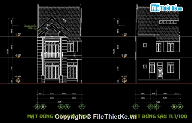 nhà phố L,mái thái L,Nhà 2 tầng,Nhà phố 2 tầng,1 trệt 1 lầu