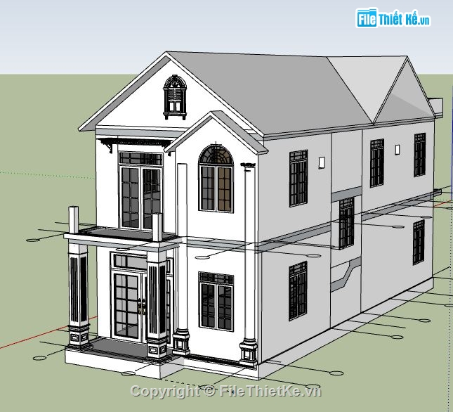 nhà phố 3 tầng,file sketchup nhà phố 3 tầng,sketchup nhà phố 3 tầng,model su nhà phố 3 tầng,nhà phố 3 tầng file sketchup