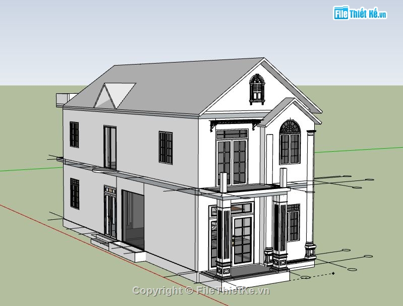 nhà phố 3 tầng,file sketchup nhà phố 3 tầng,sketchup nhà phố 3 tầng,model su nhà phố 3 tầng,nhà phố 3 tầng file sketchup