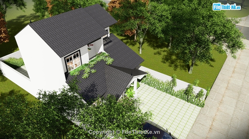 nhà phố 2 tầng file cad,bản vẽ nhà phố 2 tầng,autocad nhà phố 2 tầng