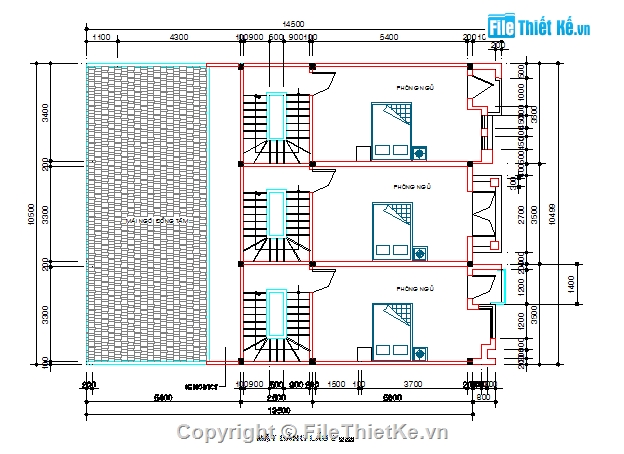 thi công,3 tầng,Nhà làm việc 3 tầng,10.5x13.5m,3.5x13.5m,3 khoang